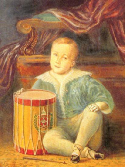 Armand Palliere Pedro II of Brazil, aged 4 Germany oil painting art